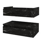 Onderkast BWS Venus 84x55x40 cm Zwart Marmer