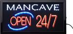 Mancave LED bord lamp verlichting lichtbak reclamebord #mancave