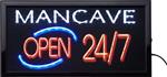 Mancave LED bord lamp verlichting lichtbak reclamebord #mancave