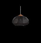 Bright Drum Hanglamp Zwart 60x60x38 Cm