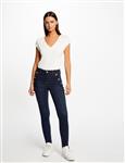 Skinny cargo trousers with buttons raw denim 232-Pema Raw