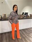 Gwynne Blouse 24VZG08 Zwart/Kleurenmix