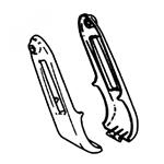 Thule Elite G2 hinge covers black (1l+1r)