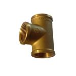 T-stuk messing 1 duim