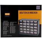 Nieuwe Assortiment bouten en moeren 1001 delig