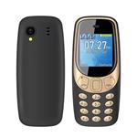 Q3308 Mini Telefoon - 1.33 inch HD Scherm - Dual SIM - 600mAh Batterij - Dumphone GSM - Zwart