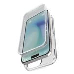 iPhone 15 Plus Full Body Hoesje - 360° Transparant Voorkant Achterkant Silicone Cover