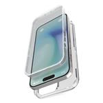 iPhone 15 Full Body Hoesje - 360° Transparant Voorkant Achterkant Silicone Cover