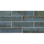 Wandtegel Magnetism Blue 6.3x25 cm (Prijs per M2)