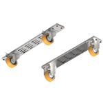 Kit 4 wielen, 2 met rem + 2 omega&#39;s module 700 | Diamond | A7/KRT-70