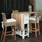 Rustieke Rotan Barkruk