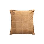 Cobie Kameel suède leren kussen vierkant 60H x 60L