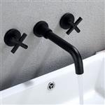 Muurkraan Bernard Mat Zwart Uitloop 20 cm