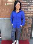 Travel Blouse 60840 Cobalt