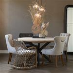 Eetkamerstoel Hampton Classic - Vlas Linnen