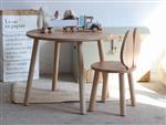 Mini Houten set - Muis - Naturel -tafel met stoeltje Naturel