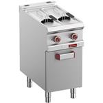 Elektrische friteuse 2 kuipen van 7 liter op kast | Diamond | E7/F2V7A4-N