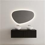 Onderkast Gliss Design Timotheus 120 CM 2 laden Incl Topplaat Black Veneer