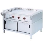 Teppanyaki  gasplaat, 3 zones (3x 7 kw), op kast | Diamond | TPG3-15