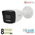 Hikvision HiLook 4K ColorVu bullet camera - witte LEDs - microfoon - B180HA-LU