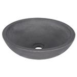 Ravano waskom rond 40 x 40 x 12 cm donkergrijs