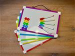 Wisbordje magnetisch (5 st.) incl. stift en magneten