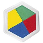 Stempelkussen XXL, 4 kleuren