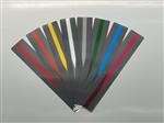Leesliniaal met gekleurd venster (19 x 3 cm) set van 8 kleuren