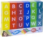 Houten blokken alfabet | kleine- en hoofdletters (30 st.)