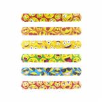 Klaparmbanden smileys (15 stuks)