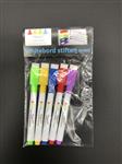 FlexJuf whiteboardstiften met smalle punt (zwart) en wisser (set 30 st.)