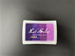 Regenboog inktpad/stempelkussen 4 kleuren 6 x 4 cm - paars