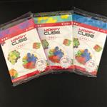 Happy Cube Pro - set van 3 (paars, blauw, geel)