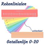 Rekenliniaal - getallenlijn 0-20 (10 st.)