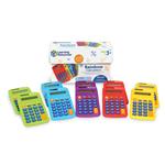 Rekenmachine vrolijke kleuren, set van 10 st.