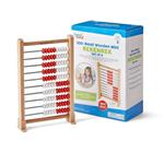 Rekenrek - 100 kralen (10 rijen) set van 4 st.