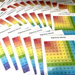 Regenboog tafelveld wisbordje klassenset (30 st.)