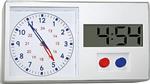 Dual time klok - analoge en digitale klok