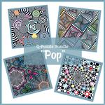 Curiosi Q-puzzel (moeilijke stukjes) - Voordeelset Pop (4 st.)