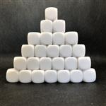 Blanco dobbelstenen XL 2 cm (SET van 20 st.)