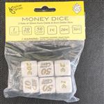 Reken dobbelstenen: euro's en centen (SET van 6 st.)
