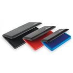 Stempelkussen M: 11x7 cm (SET van 3) rood, groen & blauw