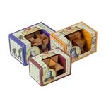 Professor Puzzle's mini Great Minds houten puzzels (set van 3 st.)