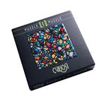 Curiosi Q-puzzel (moeilijke stukjes) - Kleurenmix 4 (72 stukjes)