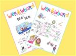 A2 poster - Voordeelset Werkwoordspelling (2 posters)