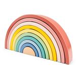 XL Houten Regenboog - 10 Bogen - Pastel Pastel