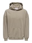 Ramon Relax Washed Hoodie Beige