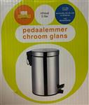 - Home Essentials pedaalemmer 5L chroom