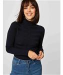 Long-sleeved jumper turtleneck wine 132-Mentos Navy