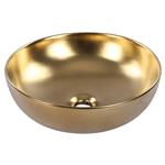 Waskom Keramiek | Mat goud | Ø 40 x 13.5 cm